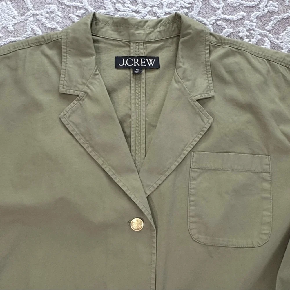 NWOT J. Crew Chino Blazer Jacket